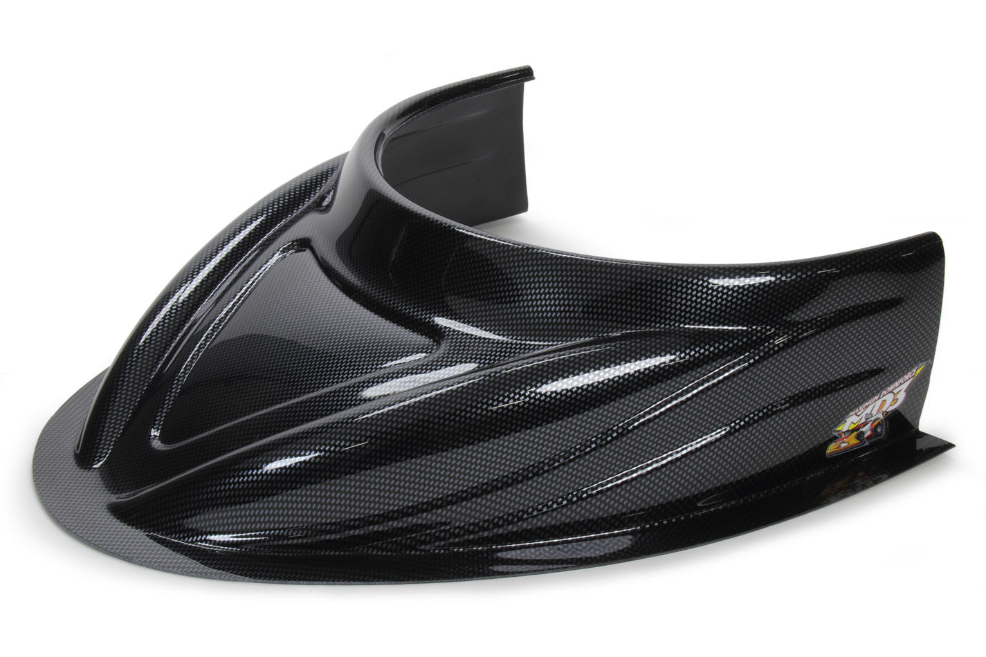 Five Star Fabricating MD3 Hood Scoop 5in Tall Flat Carbon Fiber Look