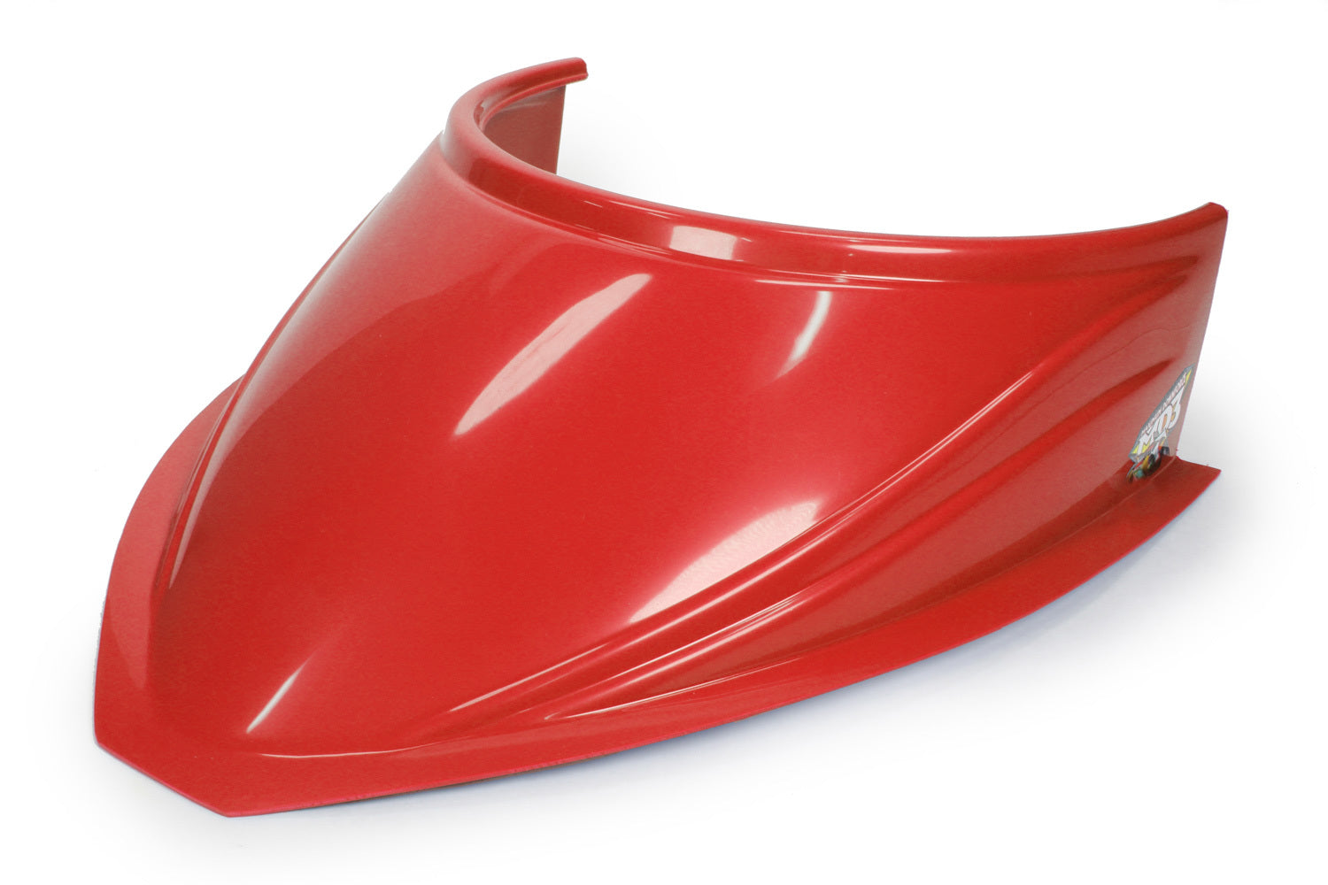 Five Star Fabricating MD3 Hood Scoop 5in Tall Curved Red
