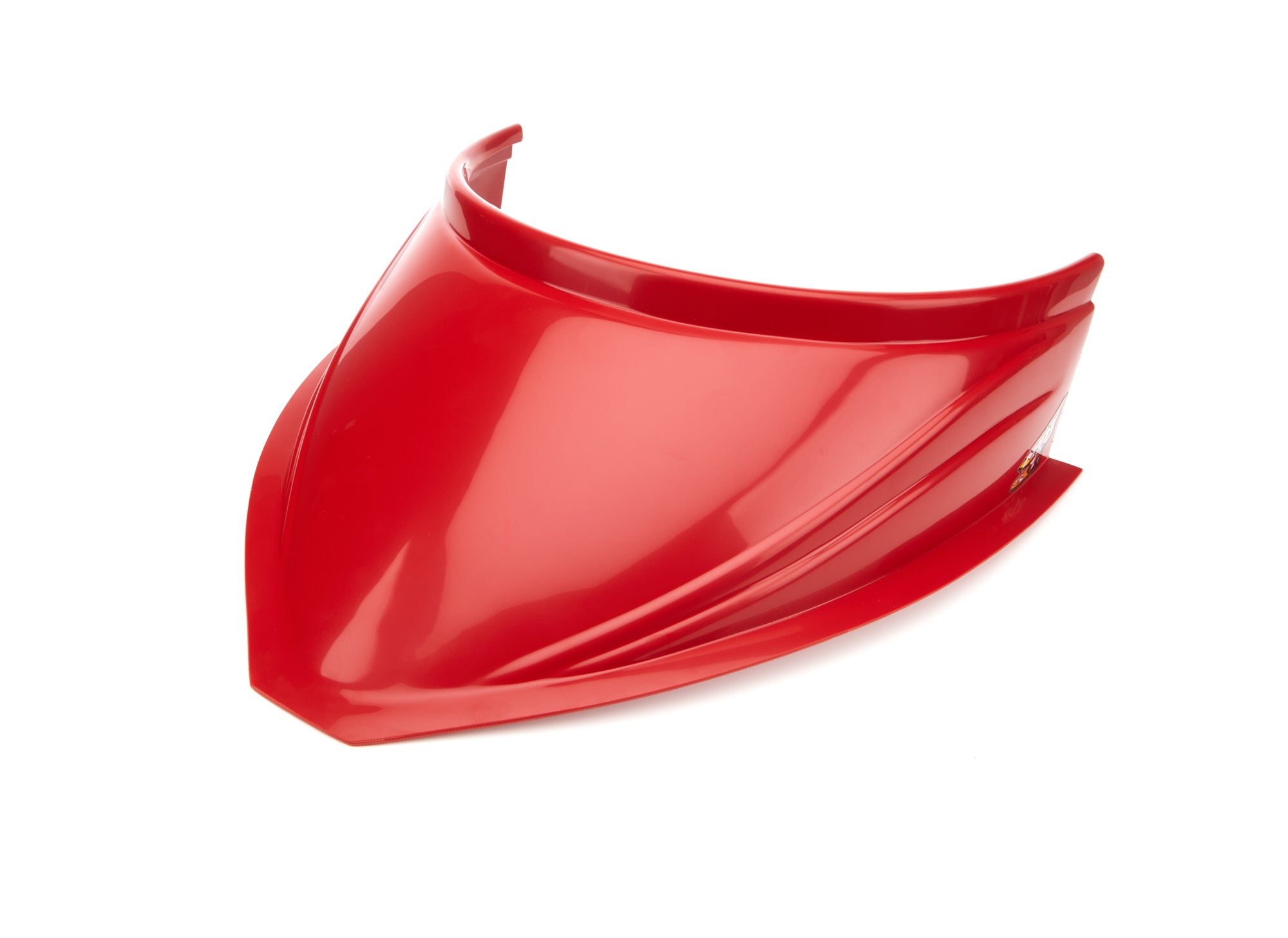 Five Star Fabricating MD3 Hood Scoop 5in Tall 18in Wide Curved Red