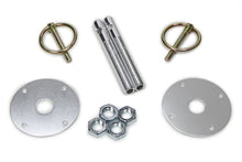 Load image into Gallery viewer, Hood Pin Kit  3/8in Alum Silver 2-pack