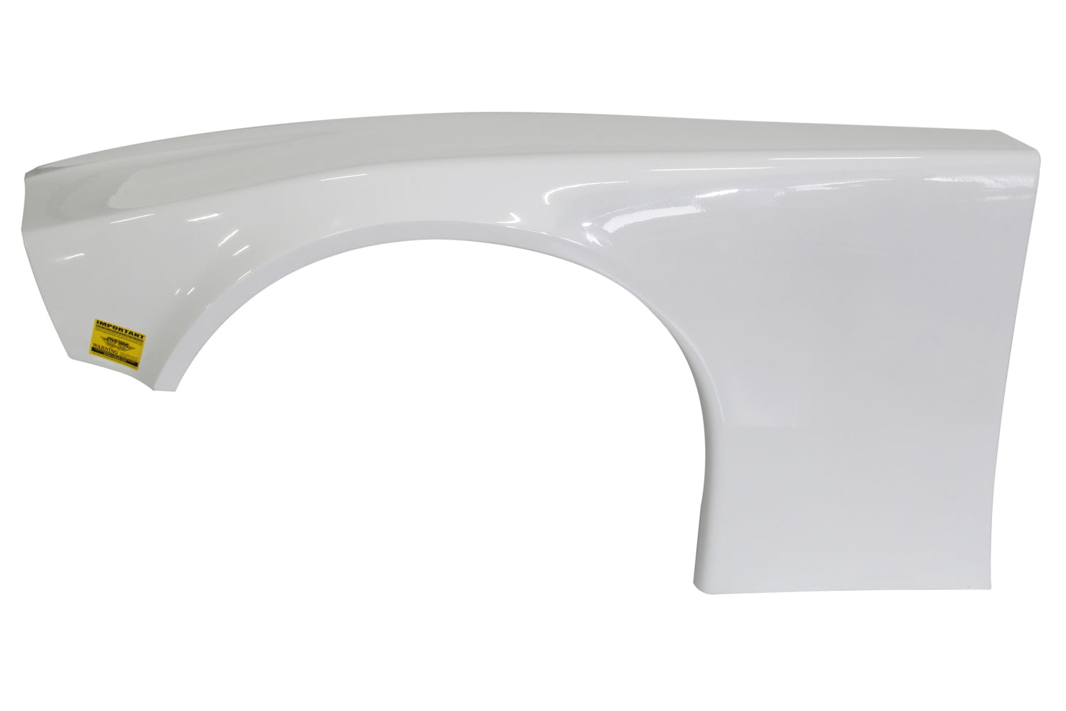 Five Star Fabricating 2019 LM Ultraglass Fender White Left