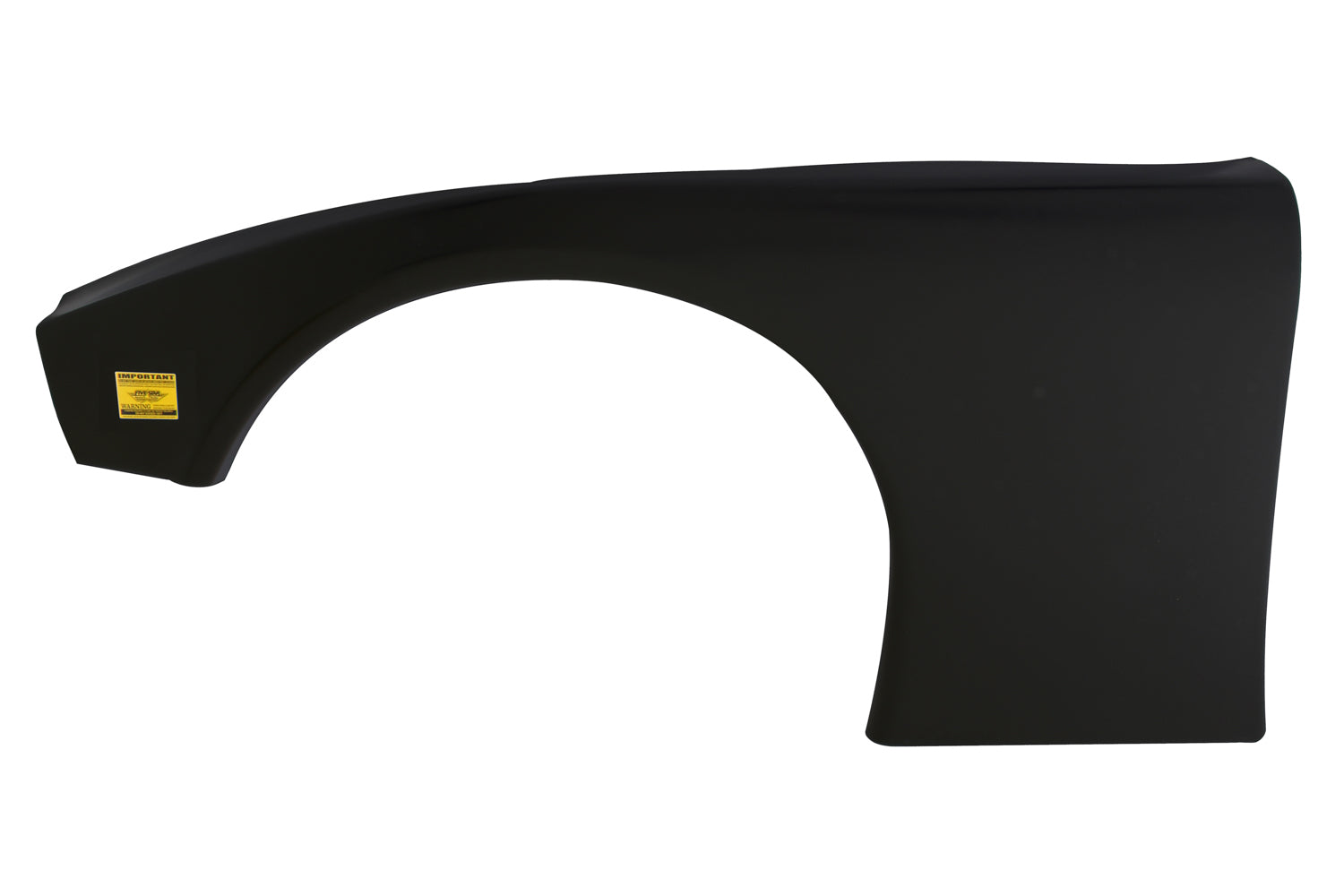 Five Star Fabricating 2019 LM Molded Plastic Fender Black Left