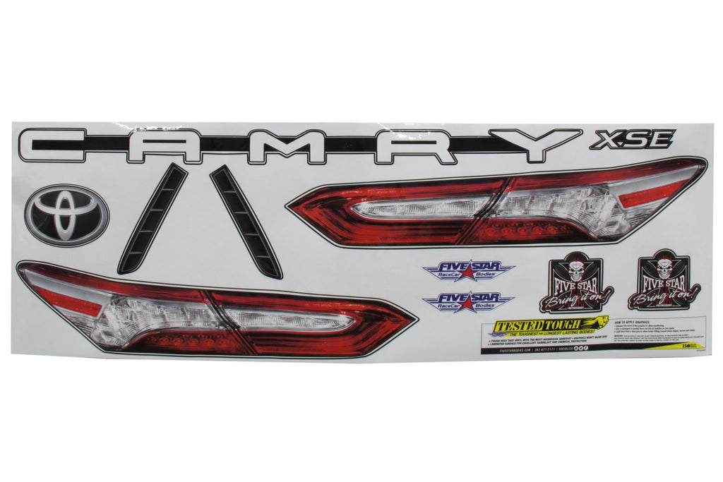 Kit de identificación de cola para LM Camry 2019 de Five Star Fabricating