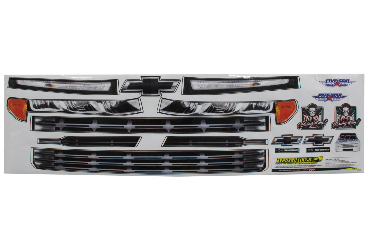 Five Star Fabricating 2019 Chevy Silverado Nose ID Graphics Kit