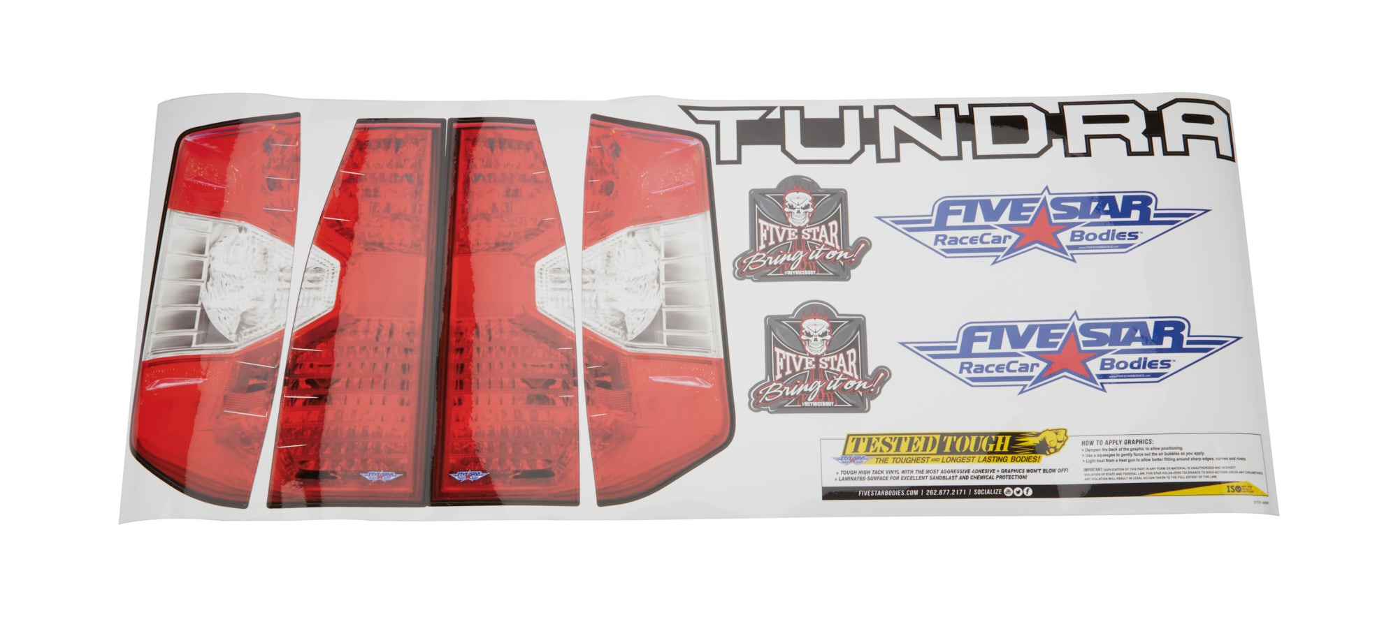 Five Star Fabricating Graphics  Tail ID Kit Toyota Tundra