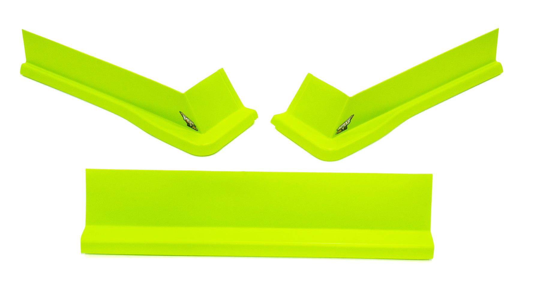 Five Star Fabricating Modified Aero Valance 3pc. Fluorescent Green