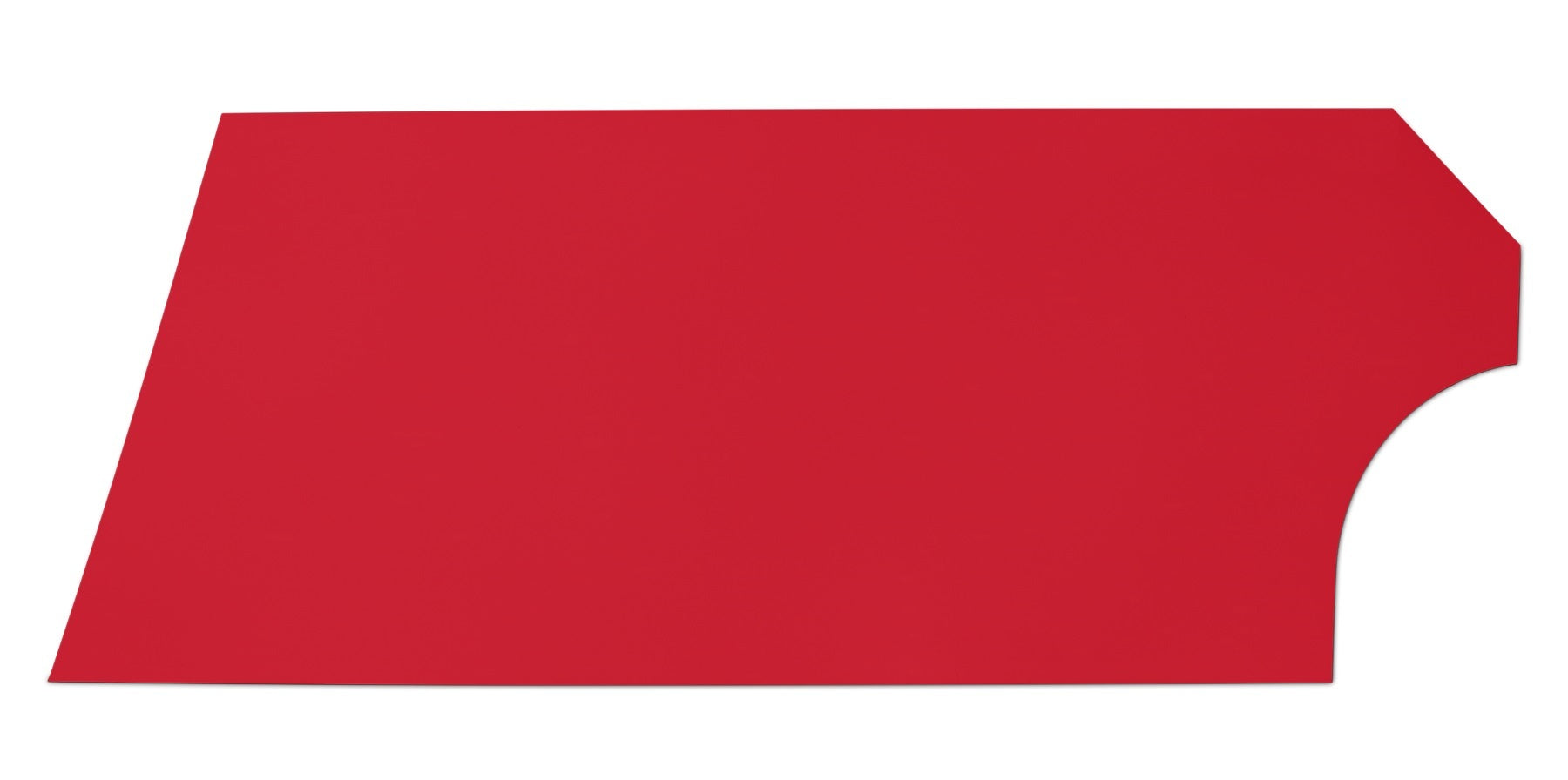 Five Star Fabricating Door High Impact Plastic Red Left