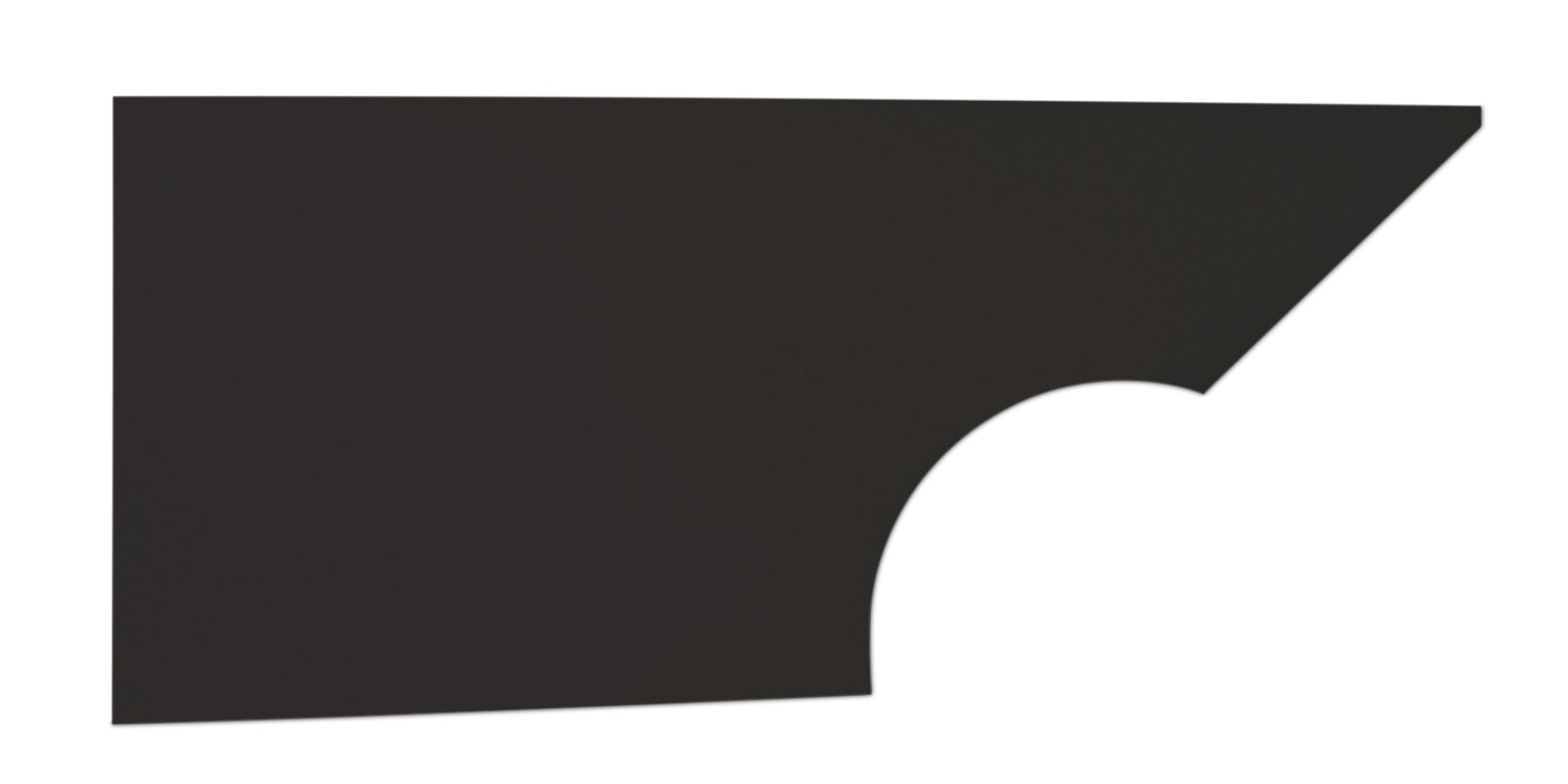 Five Star Fabricating Qtr Panel High Impact Plastic Black Right