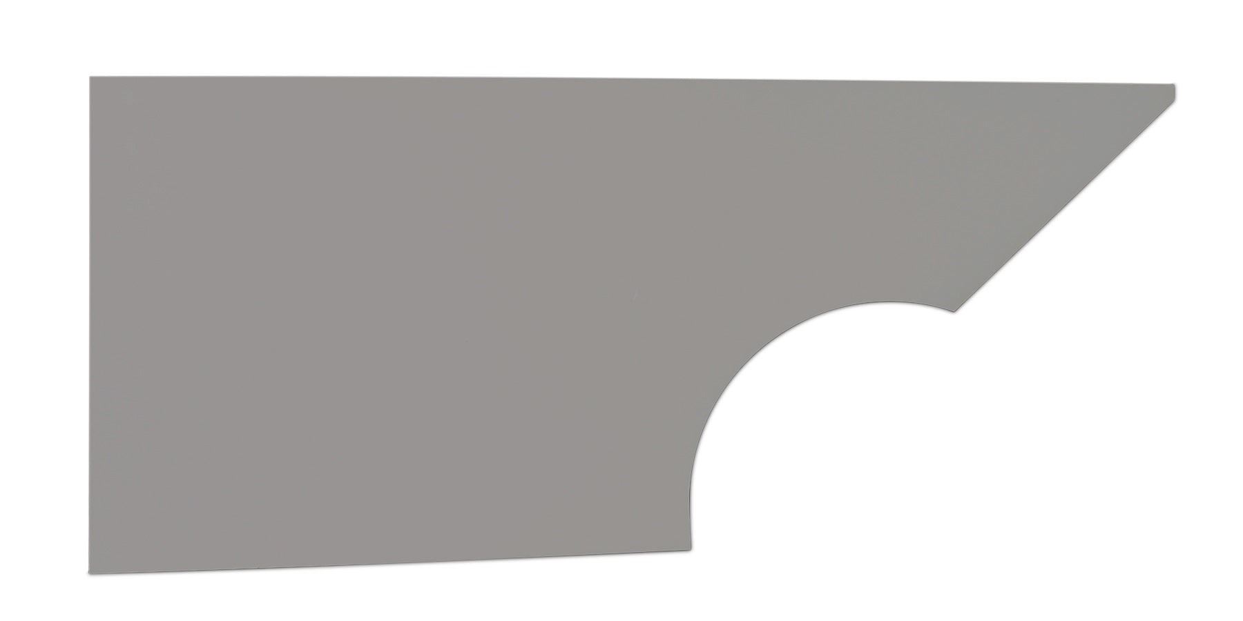 Five Star Fabricating Qtr Panel High Impact Plastic Gray Right