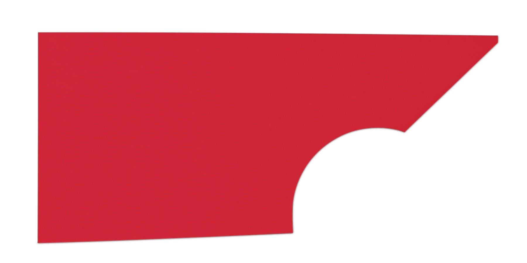 Five Star Fabricating Qtr Panel High Impact Plastic Red Right