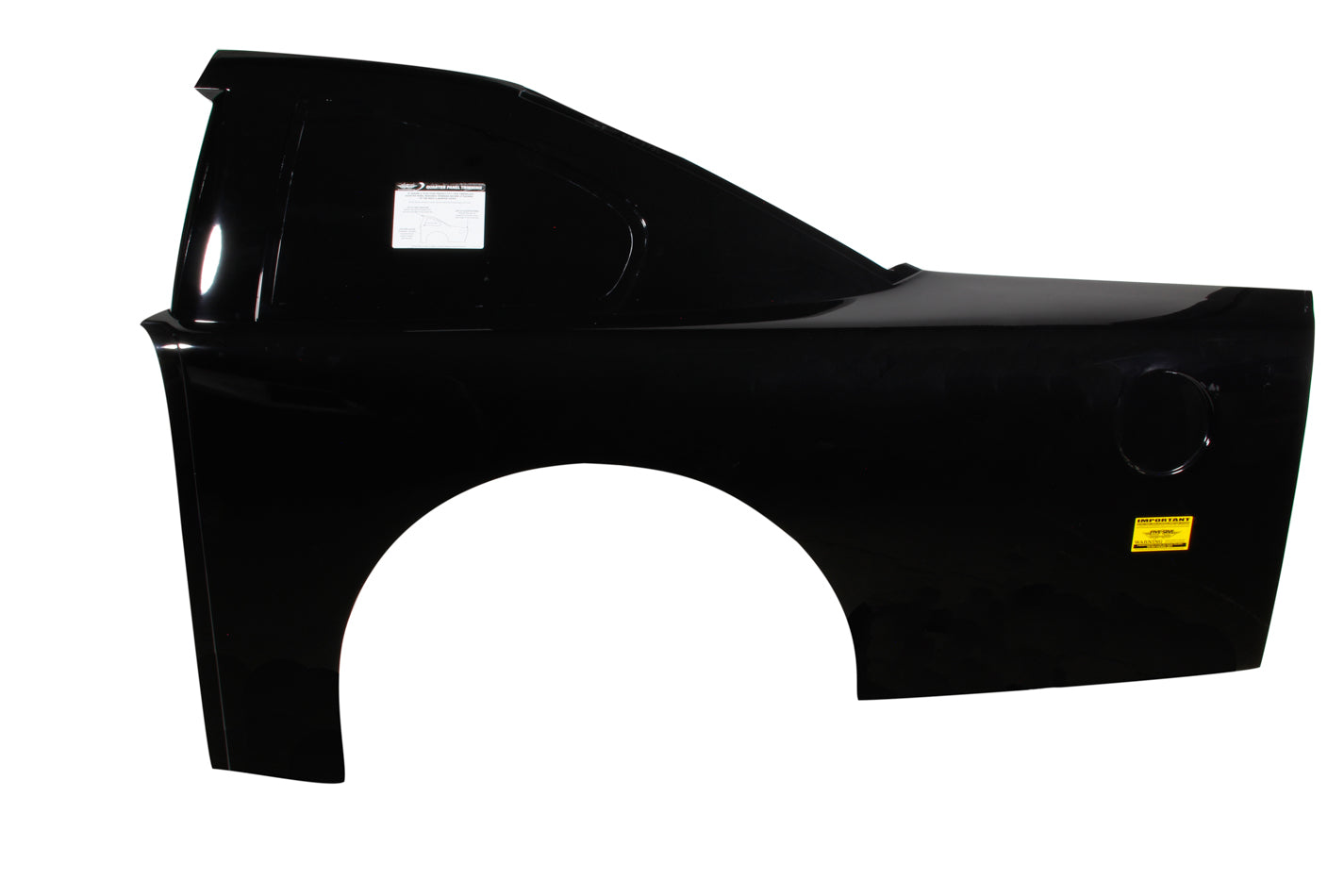 Five Star Fabricating ABC Trad Roof Qtr Panel Ultraglass Black Left