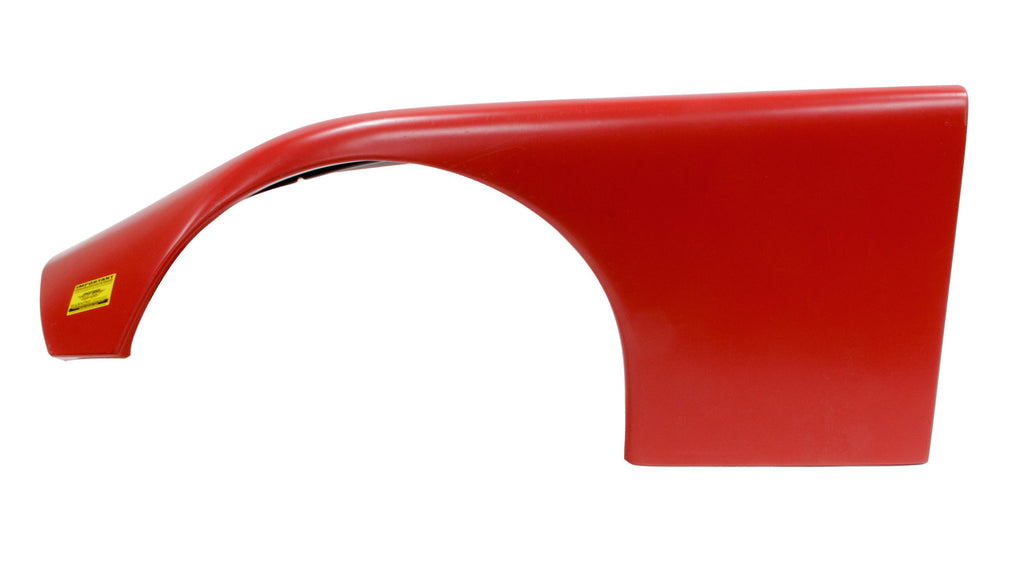 ABC Plastic Fender Wide Left Red