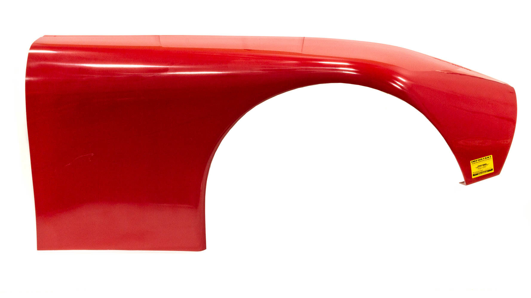 Five Star Fabricating ABC Ultraglass Fender Wide Right Red