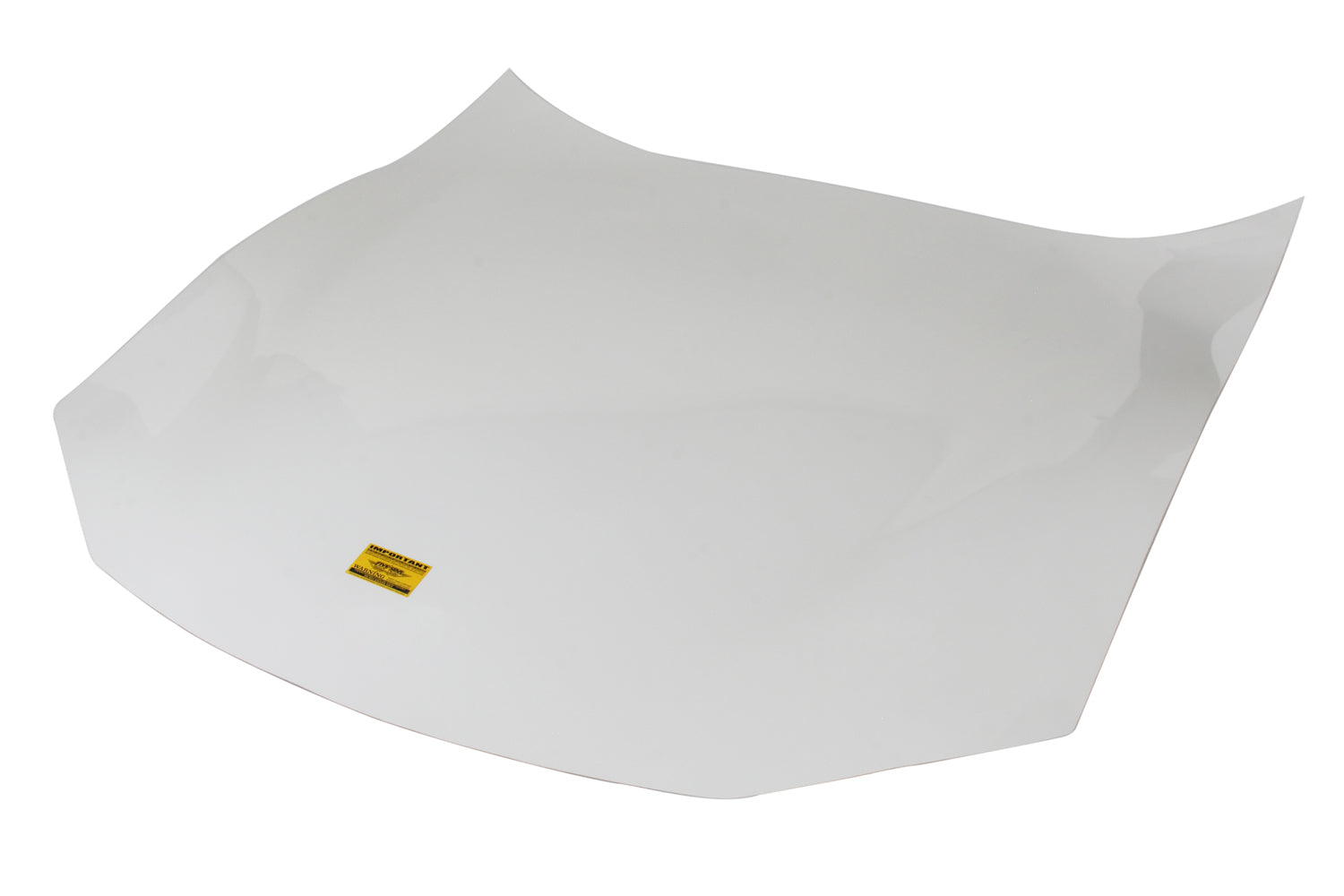 Five Star Fabricating ABC Flat Hood Std Weight Composite White