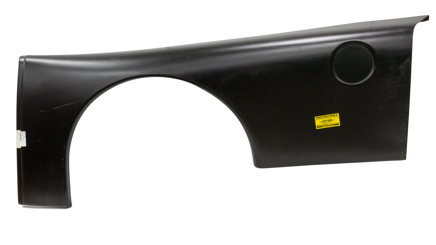 Five Star Fabricating Quarter Panel- plastic-  black- left