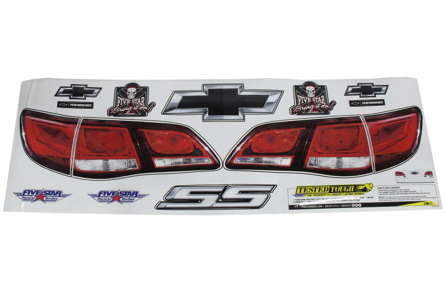 Five Star Fabricating Tail Only Graphics Kit 13 Chevy SS