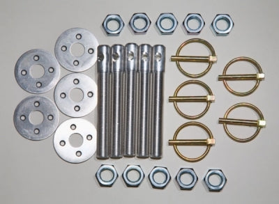 Hood Pin Kit 1/2in Alum