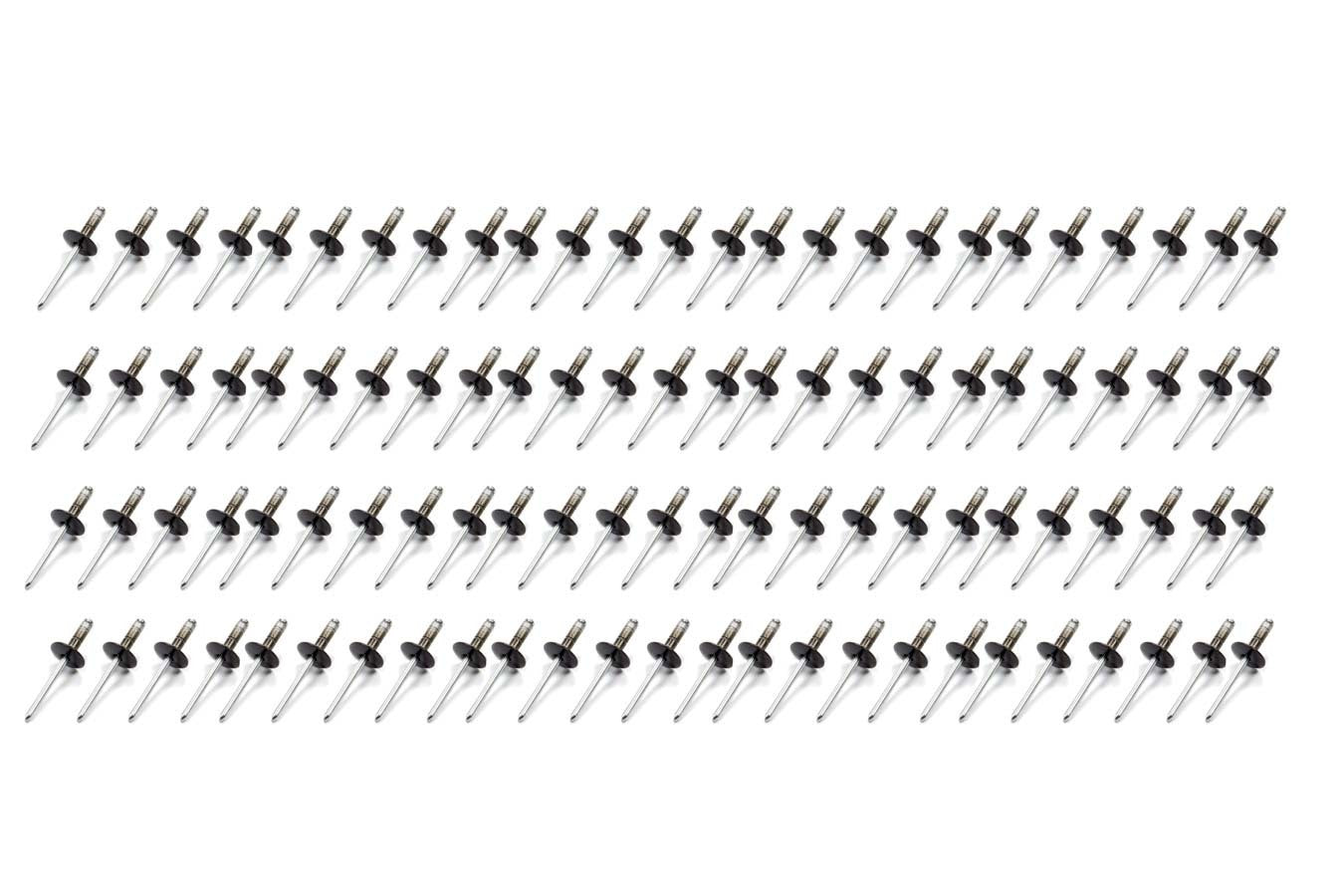 Five Star Fabricating Lrg Hd Rivet Black Multi -grip 100pk