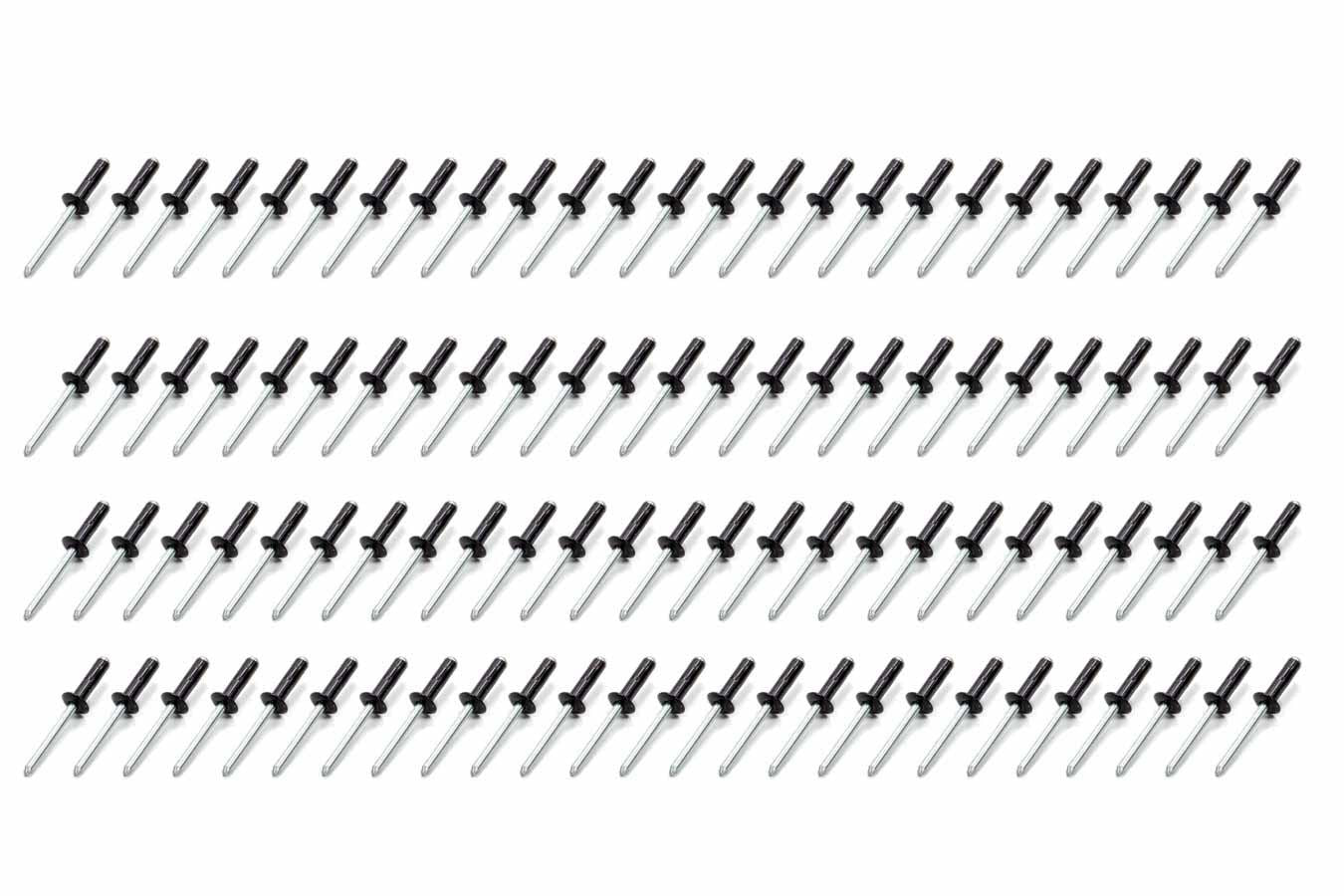 Five Star Fabricating Sm Hd Rivet Black Multi -grip 100pk