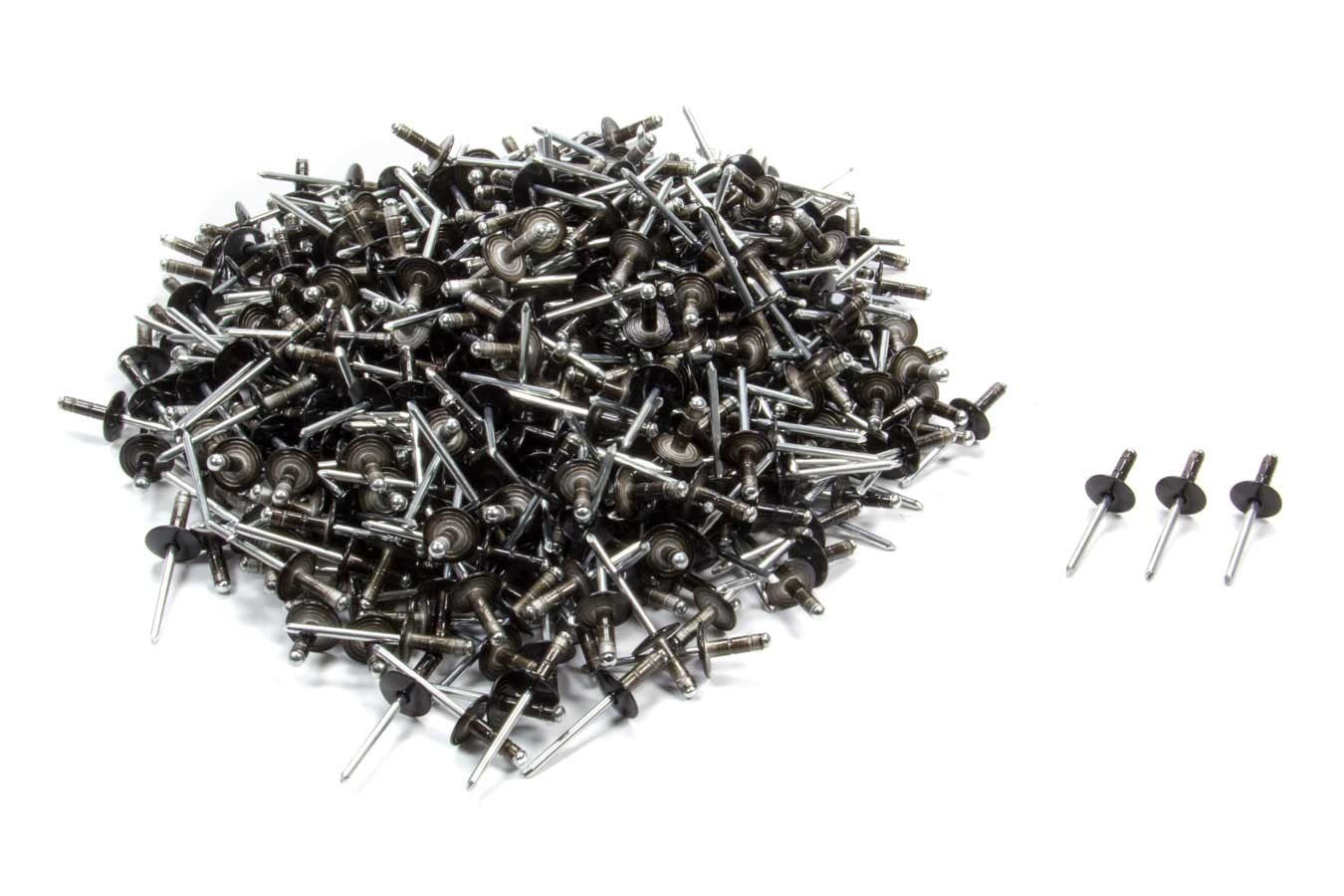 Five Star Fabricating Lrg Hd Rivet Black Multi -grip 500pk