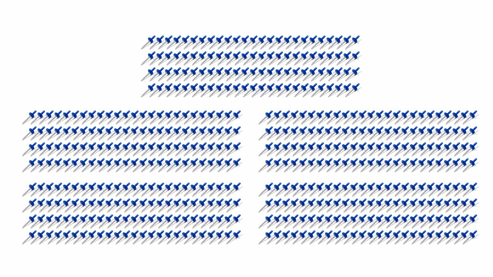 Five Star Fabricating Lrg Hd Rivet Chevron Multi-Grip 500pk