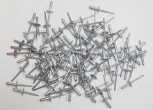 Load image into Gallery viewer, Large Head Rivet Silver 100pc 3/16in