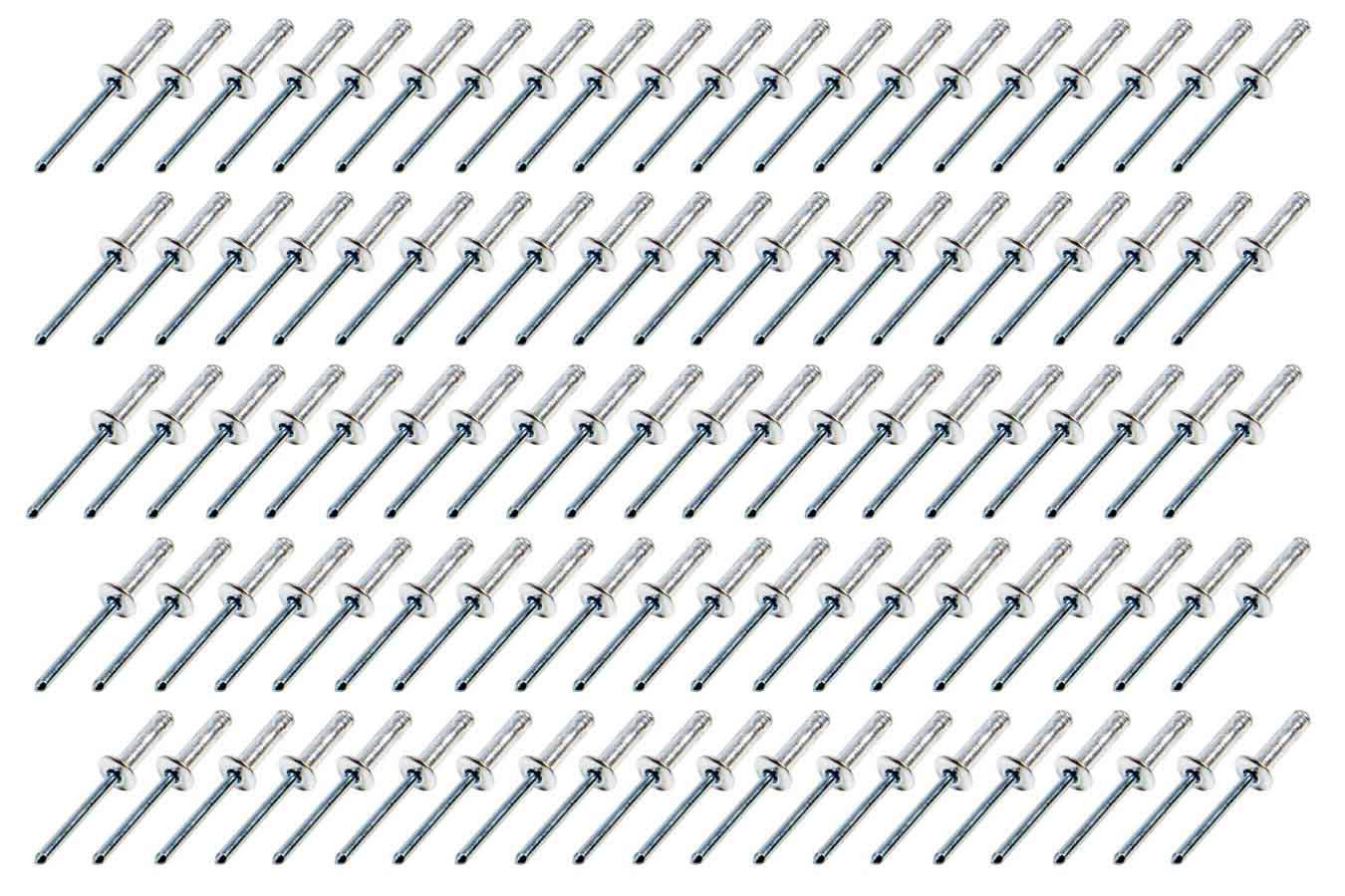 Five Star Fabricating Small Head Rivet Silver 100pc 3/16in