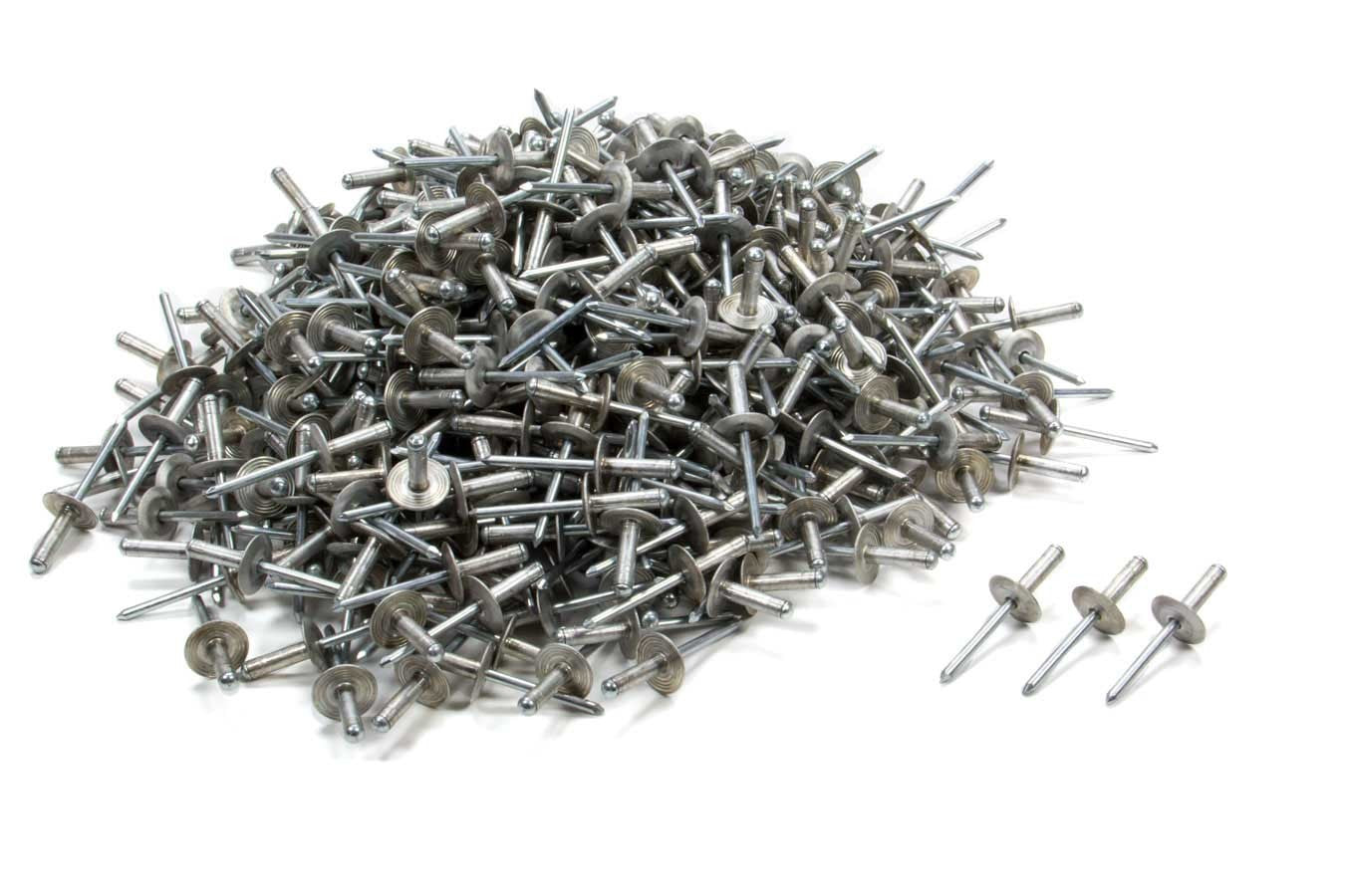 Five Star Fabricating Large Head Rivet Silver 500pc 3/16in