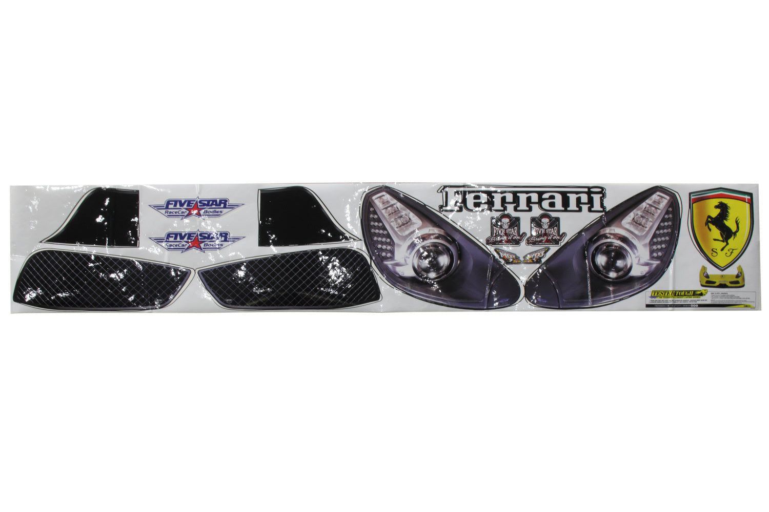 Five Star Fabricating Nose Only Graphics MD3 Ferrari