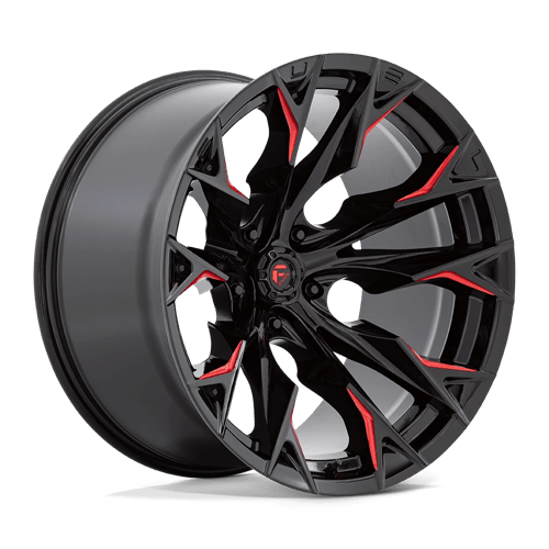 D823 22X12 5X5.0 G-BLK MILL C-RED -44MM