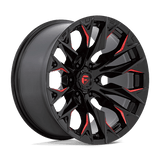 Fuel Off-RoadD823 20X9 5X5.0 G-BLK MILL C-RED 1MM