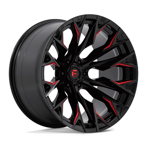 D823 22X12 6X5.5 G-BLK MILL C-RED -44MM