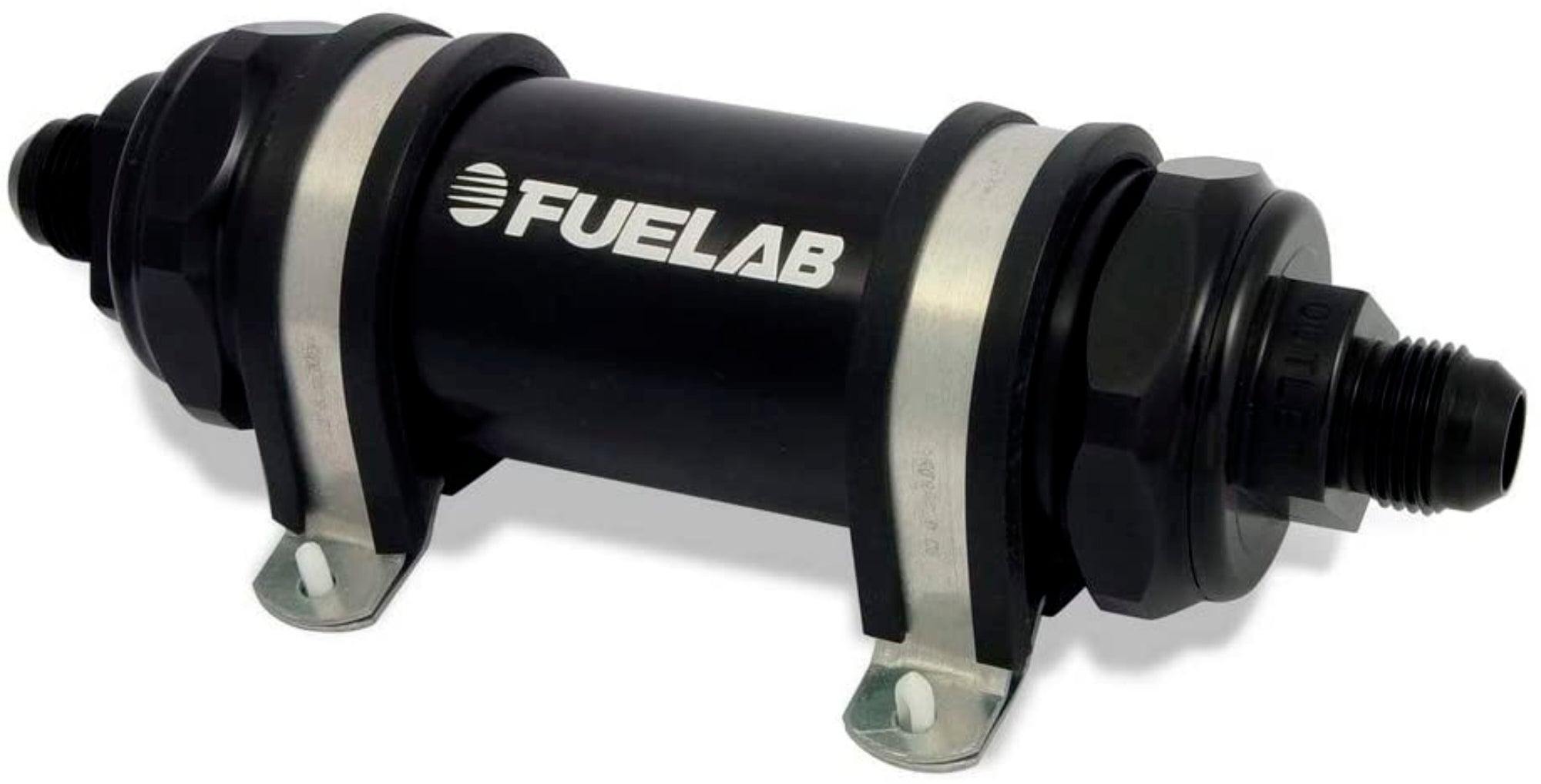 Fuelab Fuel Filter In-Line 5in 10 Micron Paper 6AN