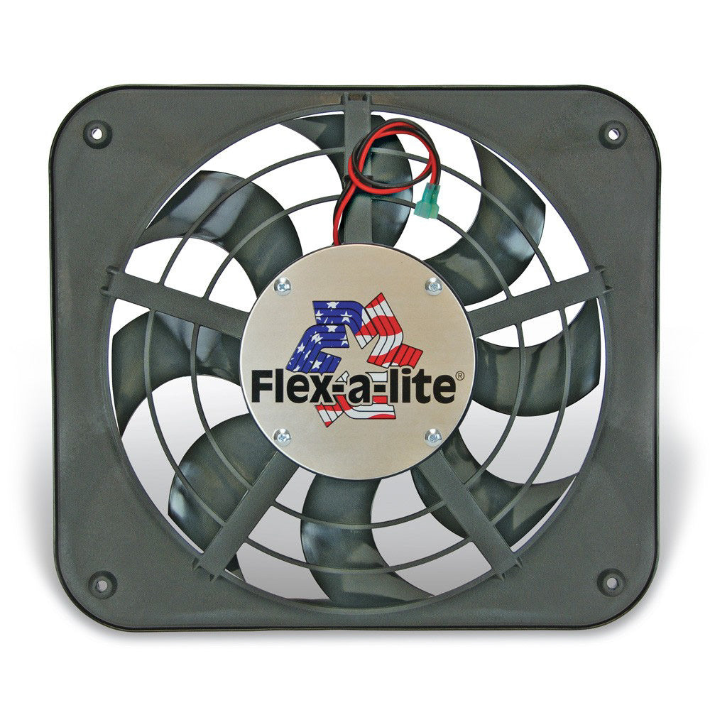 Ventilador extractor Flex-A-Lite de perfil bajo de 12 pulgadas con controles