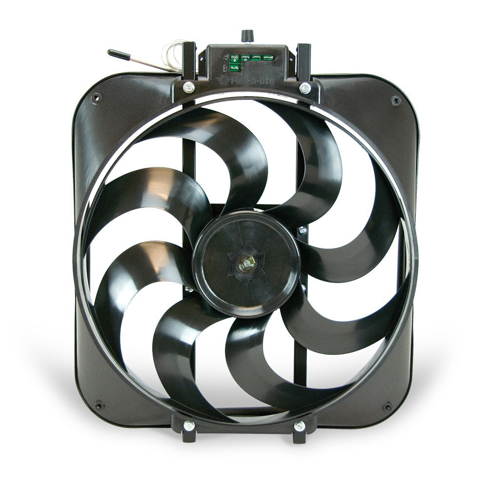 Flex-A-Lite 15in S-Blade ElectricFan w/Temp Control