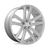 DUB S257 24X10 5X5.0 GL-SLVR-BRSH 10MM