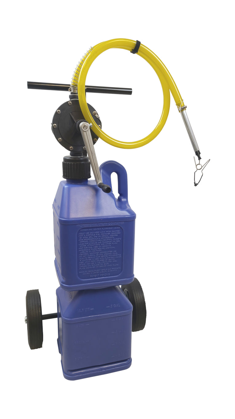 Flo-Fast Transfer Pump Pro Model (2) 5 Gallon Blue