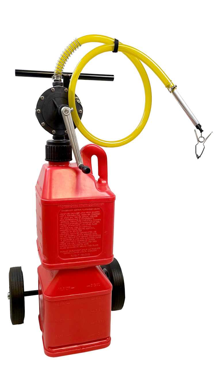 Flo-Fast Transfer Pump Pro Model (2) 5 Gallon Red