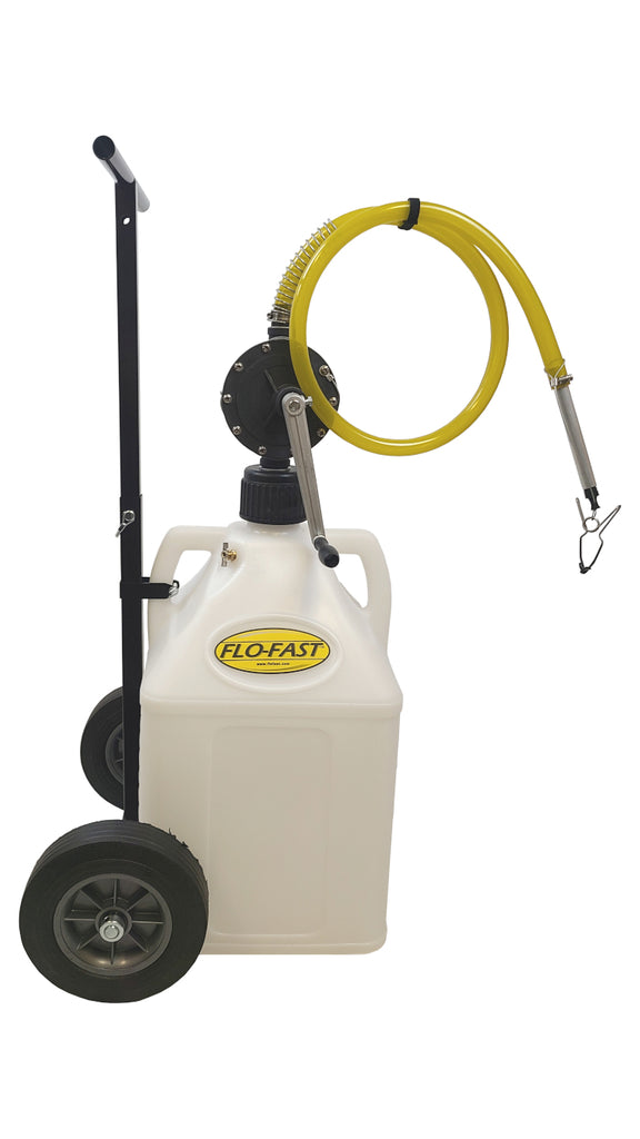 Flo-Fast Transfer Pump Pro Model 15 Gallon White