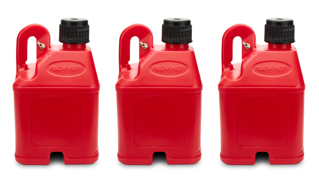 Flo-Fast Utility Container Red (Case of 3) Stackable