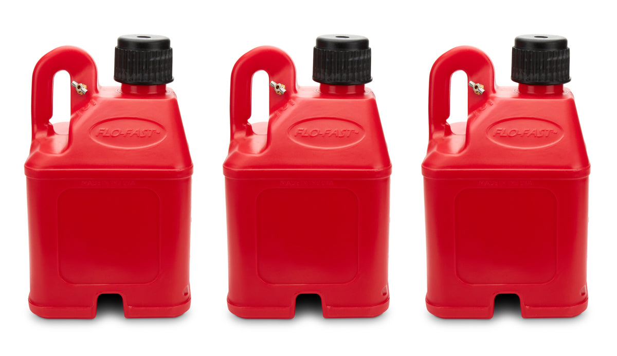 Flo-Fast Utility Container Red (Case of 3) Stackable