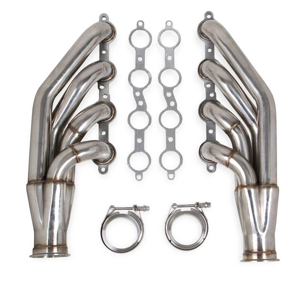 FlowTech LS 304ss Turbo Headers Up & Forward Style