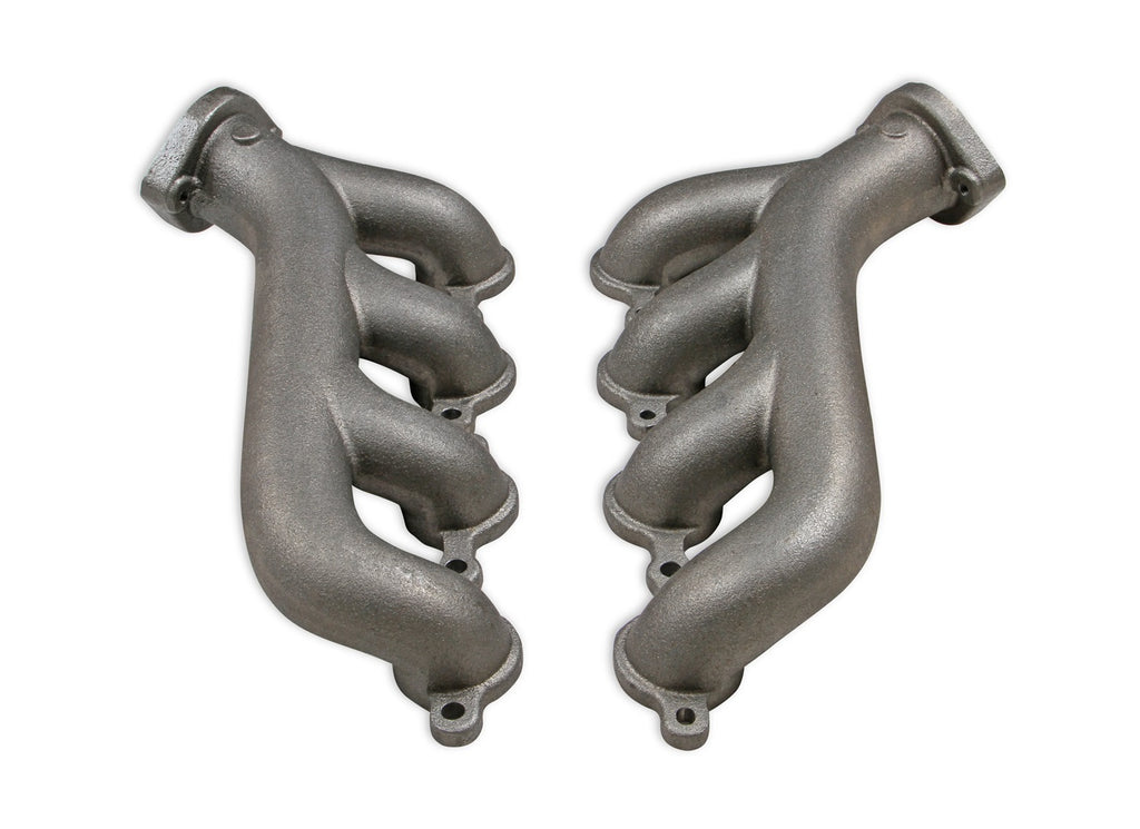 FlowTech Cast LS Exhaust Manifold Set  - Natural Finish