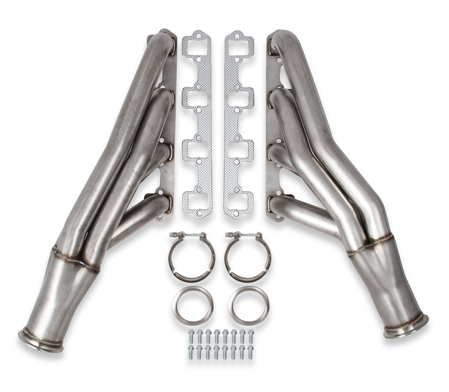 FlowTech SBF Turbo Headers - 304 Stainless Steel 1-3/4in