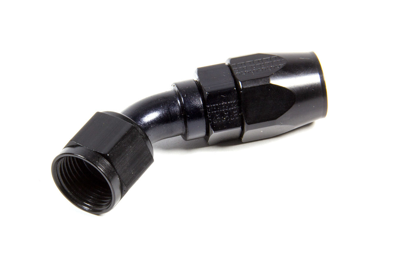 Fragola Performance Systems Hose Fitting #10 45 Deg Pro-Flow Black