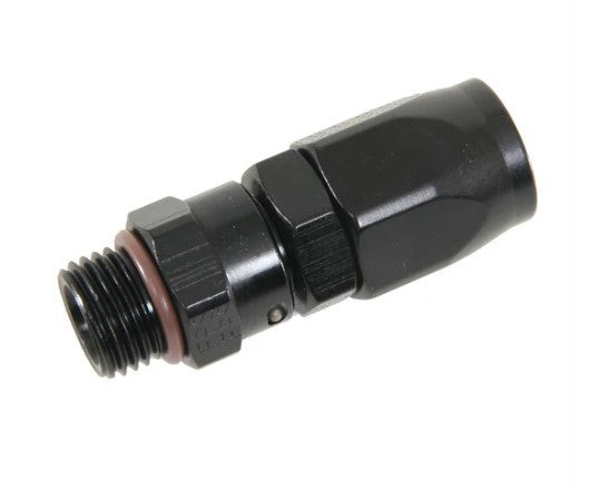Fragola Performance Systems 6an Str - 9/16-18 ORB Str Hose End - Black