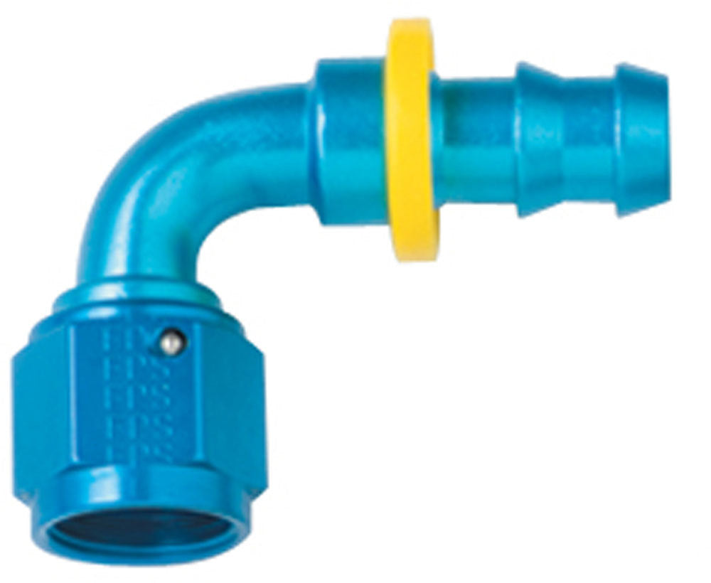 Fragola Performance Systems Hose Fitting #16 90 Deg Push Lock