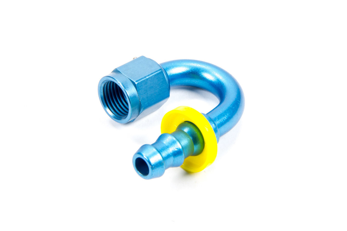 Fragola Performance Systems Hose Fitting #6 180 Deg Push Lock