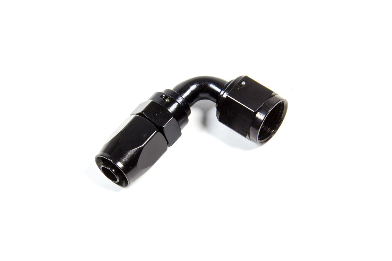 Fragola Performance Systems Hose Fitting #10 90 Deg. to #8 Hose Black