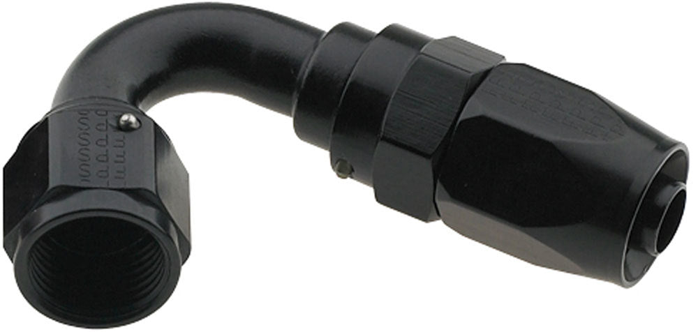 Fragola Performance Systems Hose Fitting #8 120 Deg Pro-Flow Black